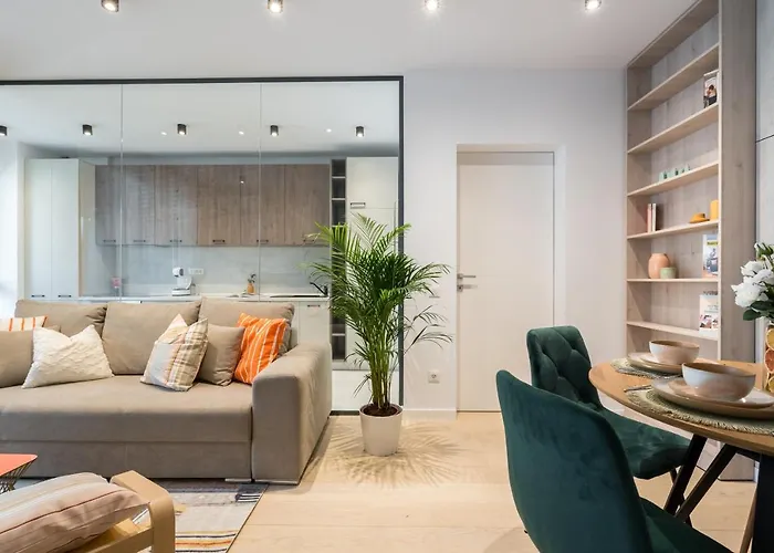 Apartament Contemporary Haven - 1 Bedroom With A Balcony Charm Bucureşti